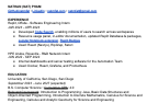 Blurred resume preview